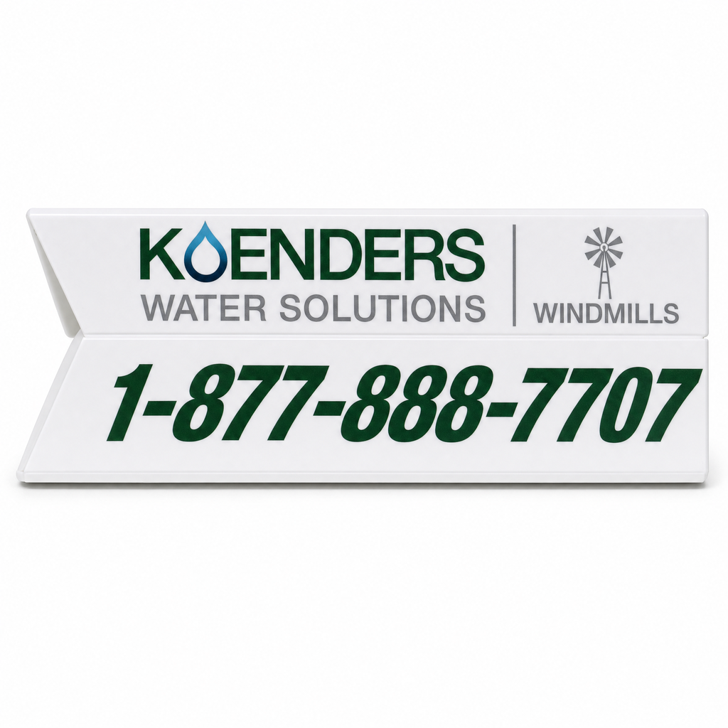 Koenders Tail Fin Logo Sticker (ea)