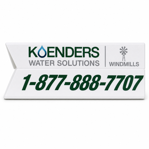 Koenders Tail Fin Logo Sticker (ea)