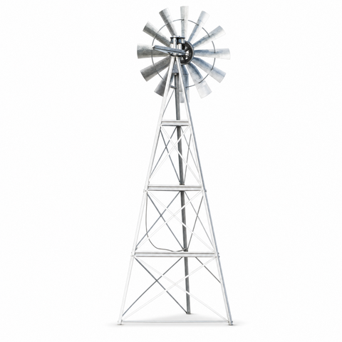 Double Diaphragm Windmill Aeration System